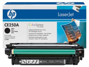 Заправка картриджа HP CE250A (504A)