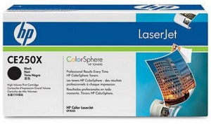 Заправка картриджа HP CE250X (504X)